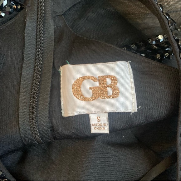 Gianni Bini Semi-formal beaded cocktail little black dress size small - Picture 8 of 8